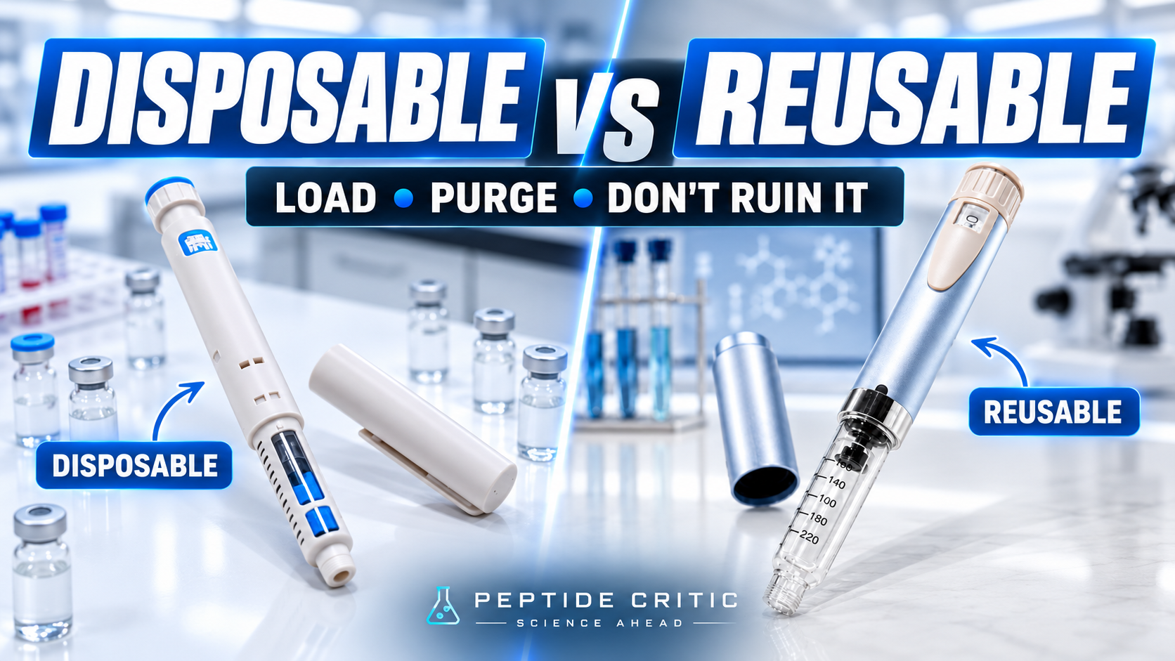 Disposable Peptide Pens | Types & How to Load Them (Step-by-Step Tutorial)